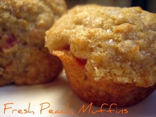 Fresh Peach Muffins 2
